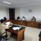 DPRD Ngawi saat hearing dengan DPMD Trekait Draft Perbup BPD