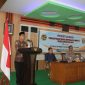 Bupati ngawi saat memberikan sambutan dalam sosialisasi PTSL