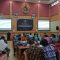 Divisi Hukum dan Pengawasan KPU Jawa Timur Muh Arbayanto saat memberikan sambutan sekaligus membuka kegiatan rakor di Kabupaten Pacitan