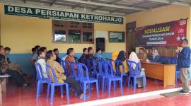 Sosialisasi mengenai tahapan Pemilu Tahun 2024 oleh KPU Pacitan di Desa Ketro Harjo, disambut antusias oleh masyarakat setempat.