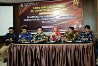 Momen capacity building sekaligus penguatan internal KPU Pacitan pasca penyelenggaraan Pemilu Tahun 2024.