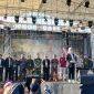 Suasana peluncuran tahapan Pilkada Tahun 2024 di Stadion Pacitan.