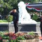 Bupati Sugiri memimpin upacara peringatan Hari Lahir Pancasila 1 Juni 2024 di halaman pendapa kabupaten setempat. (Foto/Pemkab Ponorogo).