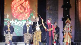Bupati Sugiri Sancoko resmi membuka Grebek Suro Festival Reog Ponorogo 2024. (Foto : Istimewa).