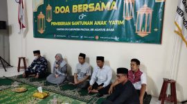 Kegiatan doa bersama berharap ridho Allah SWT untuk kelancaran tahapan Pemilu 2024, diikuti oleh seluruh anggota dan sekretariat KPU Pacitan.