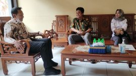 Momen ketika saya berkoordinasi mengenai coktas dengan Camat Punung Pudji Haryono.