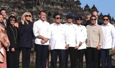 Borobudur Jadi Saksi Kunjungan Bersejarah Macron ke Indonesia