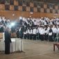 Suasana pelantikan PPS se-Kabupaten Pacitan yang dipusatkan di Gedung Gasibu.