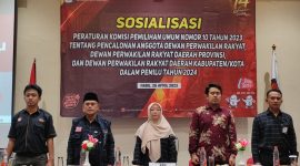 Usai ditetapkan dan diundangkan, KPU Pacitan secara intens melakukan sosialisasi mengenai sejumlah ketentuan dalam PKPU Pencalonan.