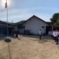Suasana upacara peringatan hari lahir Pancasila 1 Juni 2023 di halaman KPU Pacitan.