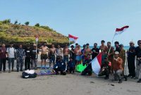 Tim Ekspedisi Merah Putih chek jalur di Pantai Ngiroboyo, Donorojo. (Foto : Istimewa).