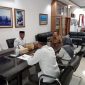 Koordinasi dengan Bupati Pacitan sebagai persiapan menyambut estafet Kirab Pemilu Tahun 2024 di Kabupaten Pacitan, dari KPU Ponorogo.