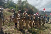Tim Ekspedisi Merah Putih di wilayah Kecamatan Kebonagung. (Foto:Lintas7.net).