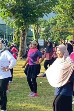 Kemeriahan Minggu Sehat di Kawedanan Kecamatan Ngadirojo