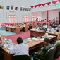 Suasana RDP antara KPU, Bawaslu dengan Badan Anggaran dan TAPD Kabupaten Pacitan di gedung DPRD Pacitan.