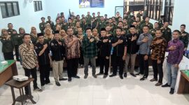 Berpose bersama teman-teman PPK, dan seluruh PPS se-Kecamatan Arjosari usai berakhirnya rakor yang dirangkaikan dengan pisah sambut anggota PPK Arjosari.