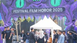 Pemutaran 60 film horor karya peserta festival. (Foto:Lintas7.net).