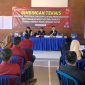 Pelaksanaan Bimtek pemungutan dan penghitungan suara serta penggunaan Sirekap di Balai Desa Punung yang melibatkan PPK dari dapil Pacitan 1 dan Pacitan 2.