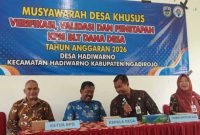 Camat M. Taufik Effendi tekankan pentingnya penetapan program kesejahteraan sesuai regulasi. (Foto : Lintas7.net).