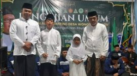 Pengajian umum di Desa Wonodadi Kulon, Ngadirojo. (Foto : Lintas7.net).