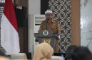 Kepala Bakorwil Malang Asep Kusdinar saat memberikan sambutan pada kegiatan Penyelarasan Kurikulum Pelatihan dan Kebutuhan DUDIKA sebagai Implementasi Program Kerja TKDV Jawa Timur, yang diselenggarakan oleh Dinas Tenaga Kerja dan Transmigrasi Provinsi Jawa Timur di Kantor Bakorwil Malang, Selasa (19/5/2026).