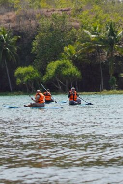 Menjelajahi Muara Ngiroboyo dengan Paddle Board, Perpaduan Adrenalin dan Pesona Alam Pacitan